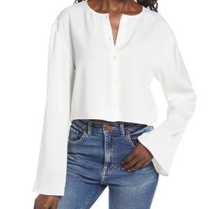 WAYF Cropped Blouse